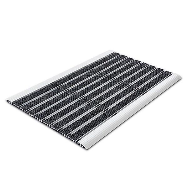 Floordirekt Fußmatte Alu-Türmatte Elegant Mat Aluprofile+Textil-Rips, günstig online kaufen