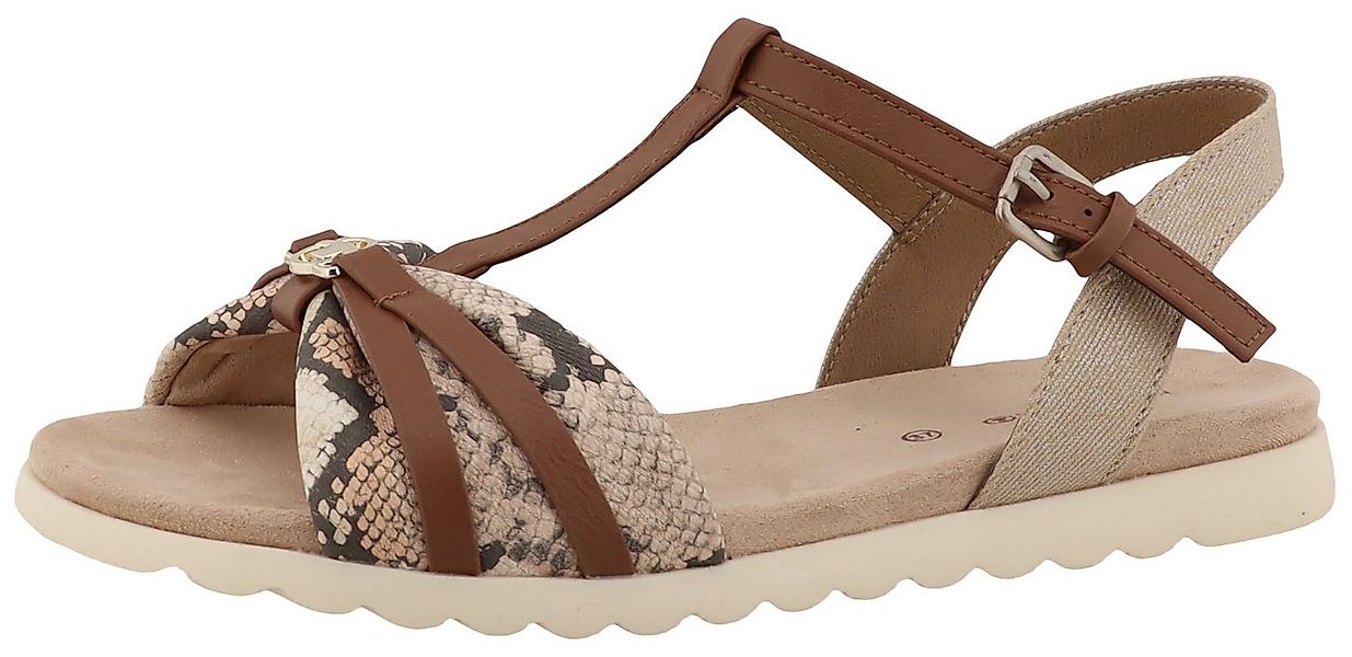 TOM TAILOR Riemchensandale Platau, Sandalette, Sommerschuh mit Kontrastbesa günstig online kaufen
