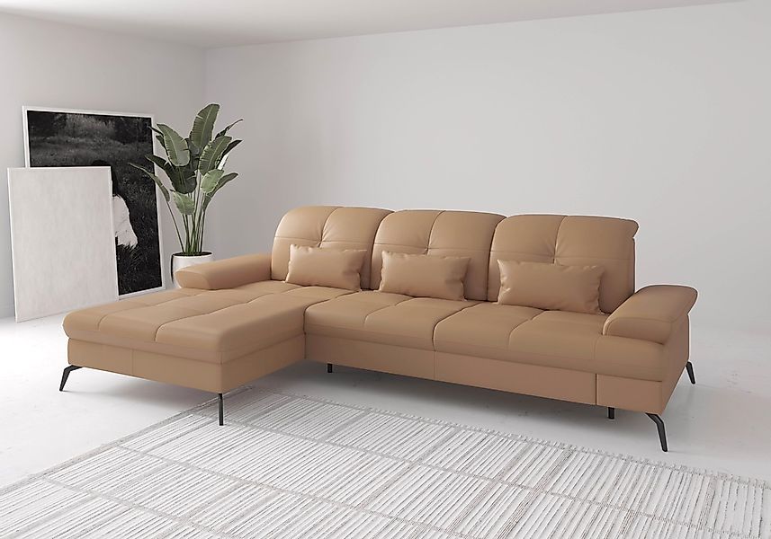 sit&more Ecksofa "Amica, L-Form, inkl. Sitztiefenverstellung & Armteilverst günstig online kaufen