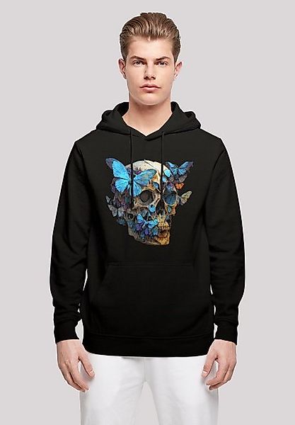 F4NT4STIC Kapuzenpullover Schmetterling Skull HOODIE Print günstig online kaufen