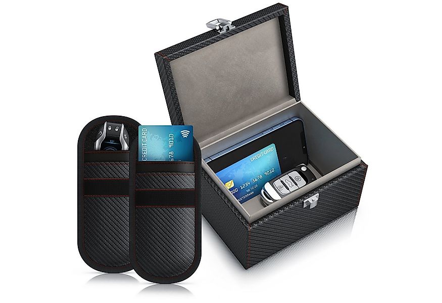 Aplic Schlüsseltasche NFC / RFID Schutzbox, Keyless Go Schutz Box, Autoschl günstig online kaufen