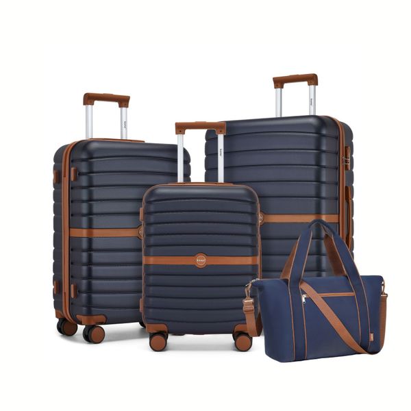 KONO Kofferset Hartschalenkoffer (55/66,5/76,5 cm Hoch)+Kabinentasche günstig online kaufen