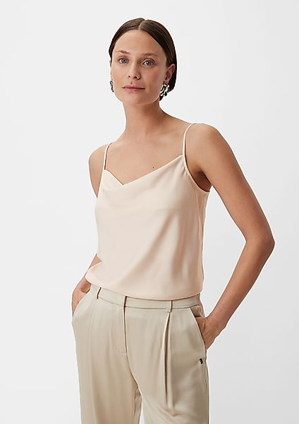 Comma Blusentop Trägertop aus Satin günstig online kaufen