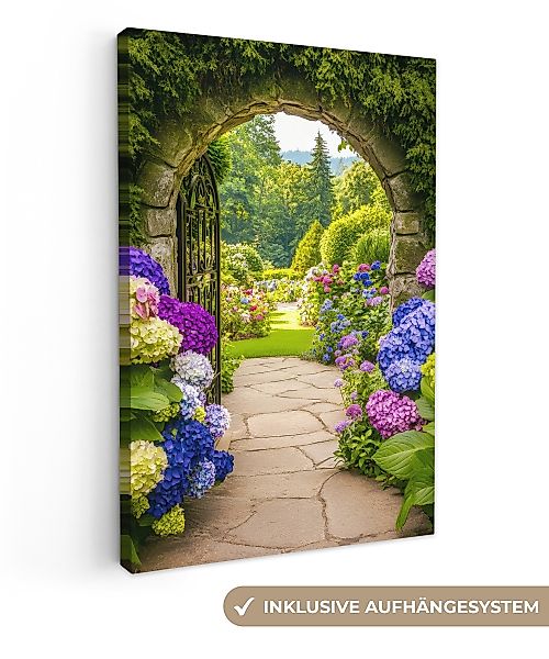 OneMillionCanvasses® Leinwandbild Aussicht - Tor - günstig online kaufen