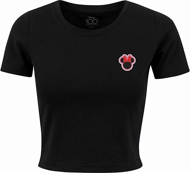 Merchcode T-Shirt Disney 100 Minnie Badge Ladies Tee günstig online kaufen
