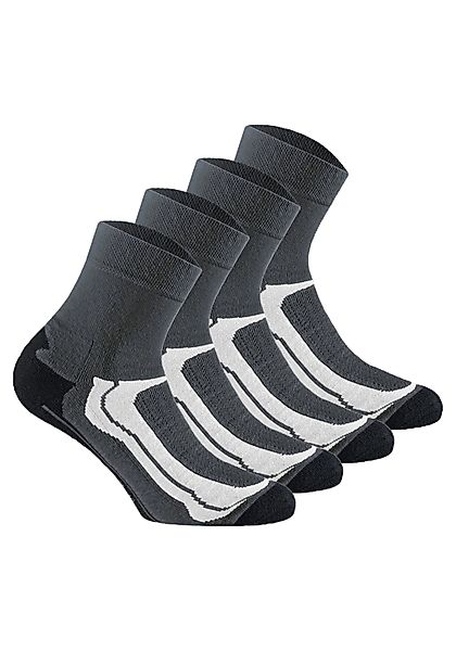 Rohner Socks Sneakersocken "Socken Basic Quarter Sport 4er Pack" günstig online kaufen