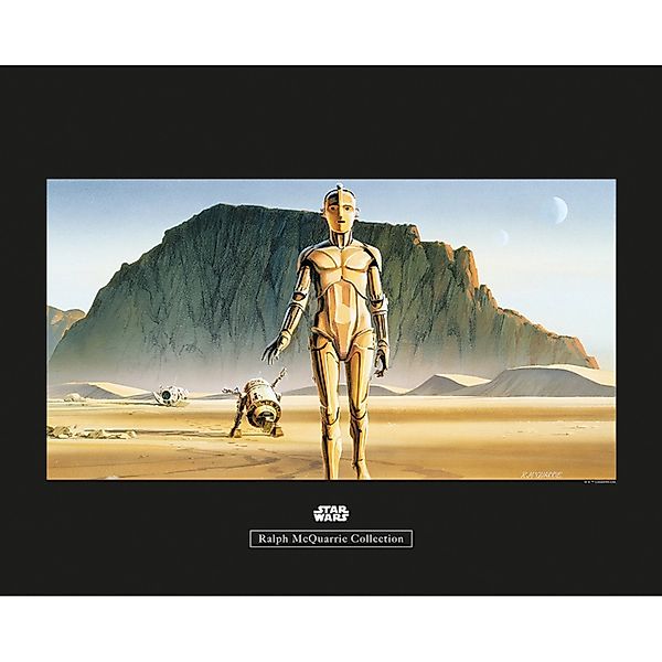 Komar Bild "Star Wars Classic RMQ Droids" Star Wars 1 Stk. tlg. Wandbild zu günstig online kaufen