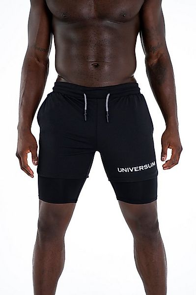 Universum Sportwear Sporthose Kurze Hose mit versteckter Handytasche Shorts günstig online kaufen