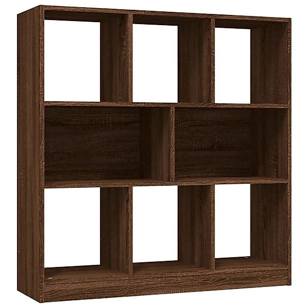 vidaXL Bücherregal Braun Eichen-Optik 97,5x29,5x100 cm Holzwerkstoff 826380 günstig online kaufen