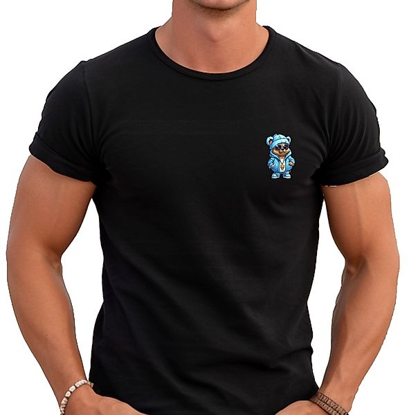 Banco T-Shirt Herren T-Shirt Gangster Bär günstig online kaufen
