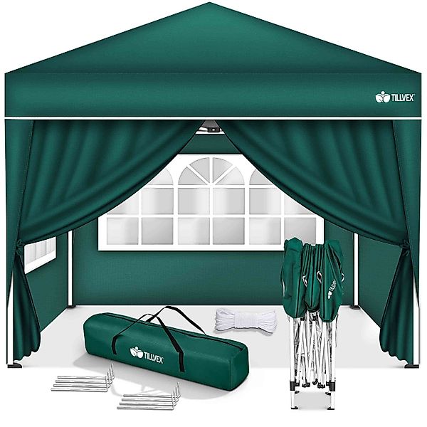 tillvex Faltpavillon tillvex® Pavillon 3x3m Wasserdicht günstig online kaufen