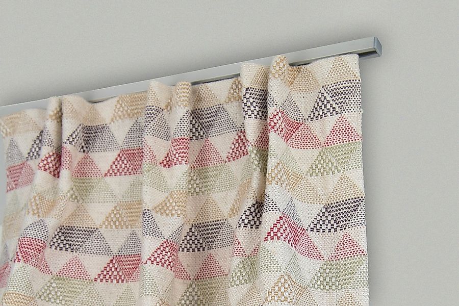 GARESA Gardinenschiene "Linea" 1 läufig-läufig Fixmaß Vorhanggarnitur, einf günstig online kaufen