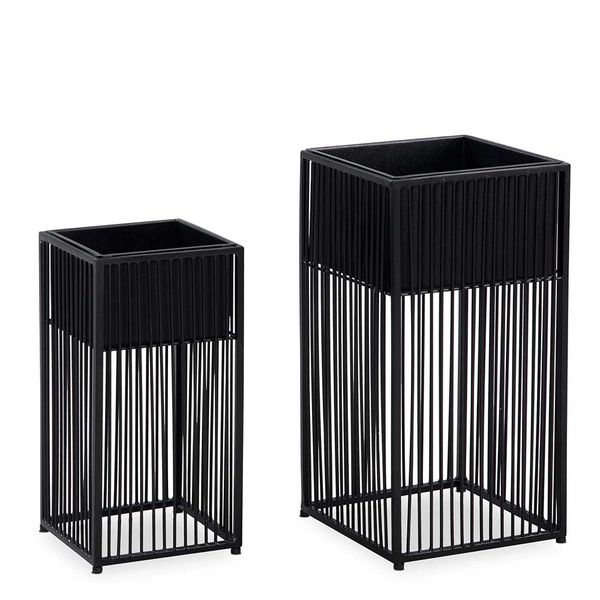 Blumentopf Set Übertopf zweiteilig in modernem Design (zweiteilig) günstig online kaufen