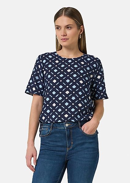 comma casual identity Kurzarmbluse Twilllbluse mit günstig online kaufen