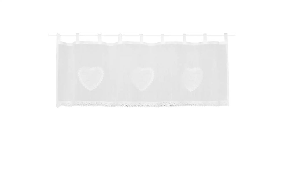 HOME Wohnideen Schlaufen Panneaux   ¦ weiß ¦ Maße (cm): B: 120 Gardinen & R günstig online kaufen