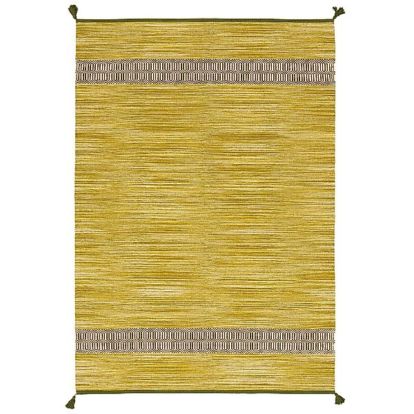 Pergamon Wollteppich Natur Baumwolle Teppich Kelim günstig online kaufen