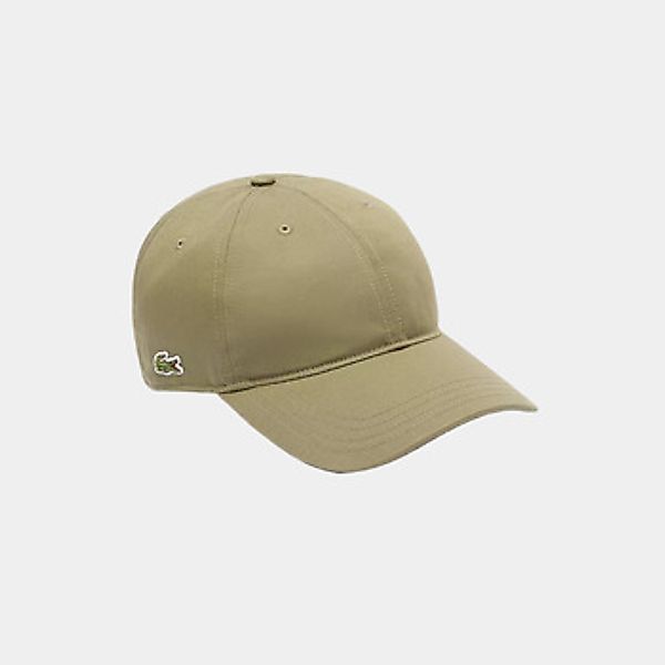 Lacoste  Schirmmütze cotton cap side logo - khaki günstig online kaufen