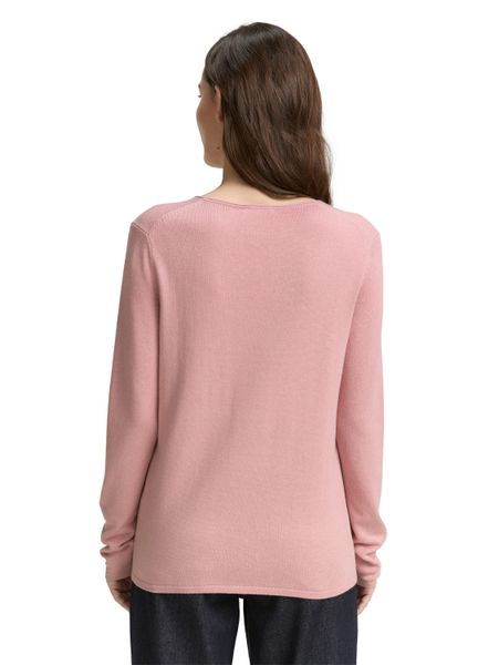 TOM TAILOR V-Ausschnitt-Pullover mit V-Ausschnitt günstig online kaufen