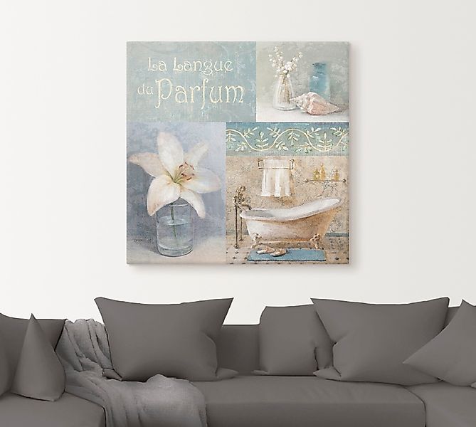 Artland Leinwandbild »Parfum I«, Arrangements, (1 St.), auf Keilrahmen gesp günstig online kaufen