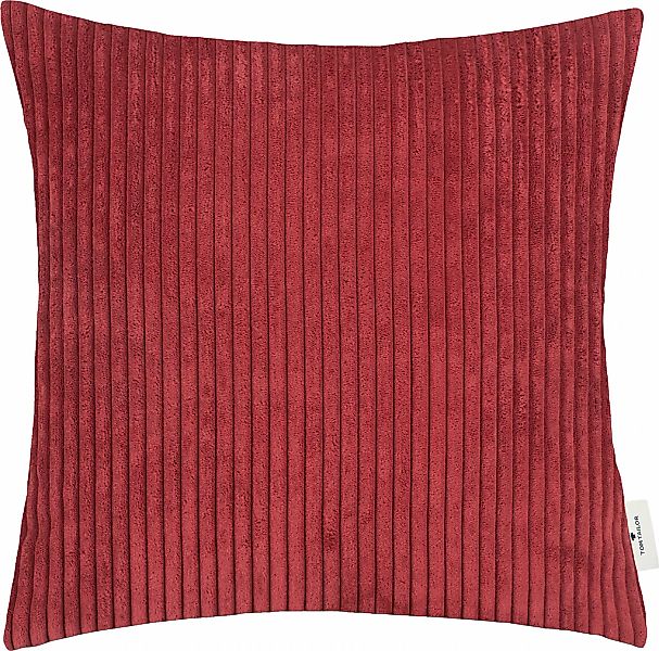 TOM TAILOR HOME Dekokissen "Big Corduroy" mit effektvollem Reißverschluss, günstig online kaufen
