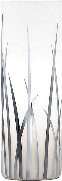 EGLO Tischleuchte RIVATO Tischlampe, Nachttischlampe, Glas mit Dekor, weiß, günstig online kaufen