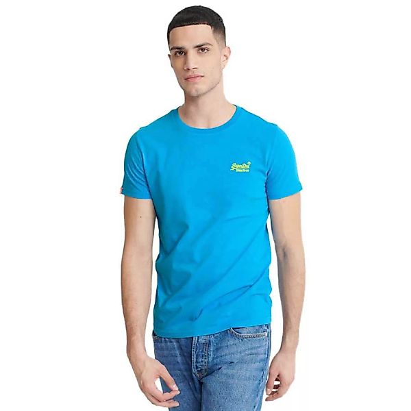 Superdry Orange Label Neon Lite Kurzarm T-shirt 3XL Electric Blue günstig online kaufen