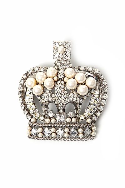 COLLEZIONE ALESSANDRO Brosche "Princess", mit Glassteinen günstig online kaufen
