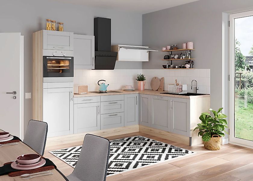 OPTIFIT Küche »Ahus«, 200 x 270 cm breit, wahlweise mit E-Geräten, Soft Clo günstig online kaufen