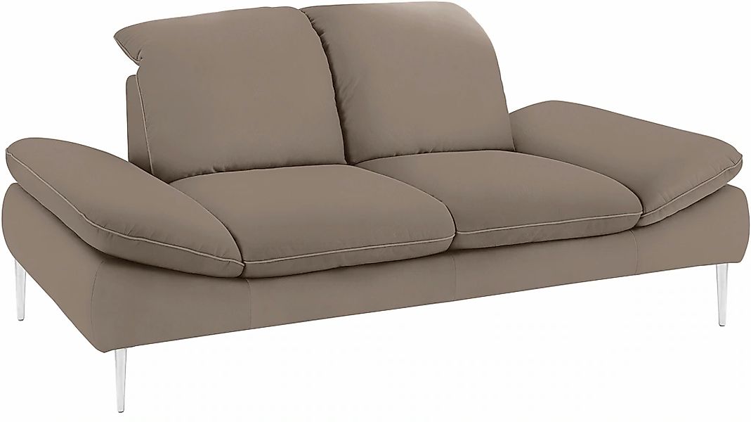 W.SCHILLIG 2-Sitzer »enjoy&MORE« mit Sitztiefenverstellung, Füße Chrom glän günstig online kaufen