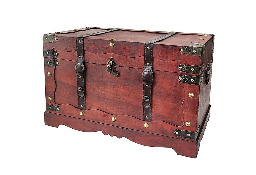 HMF Schatzkiste Schatztruhe aus Holz, große Schatzkiste mit (1 St), dekorat günstig online kaufen