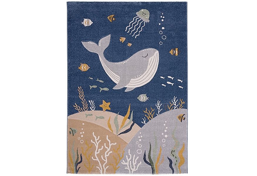 Pergamon Kinderteppich Kinder Teppich Maui Kids Ozean, Rechteckig, Höhe: 13 günstig online kaufen