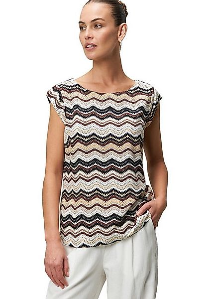 Zero Klassische Bluse zero Bluse mit Chevron Muster günstig online kaufen