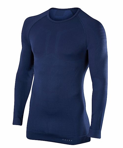 FALKE Herren Langarmshirt Maximum Warm, XL, Blau, Uni, 33542-617705 günstig online kaufen