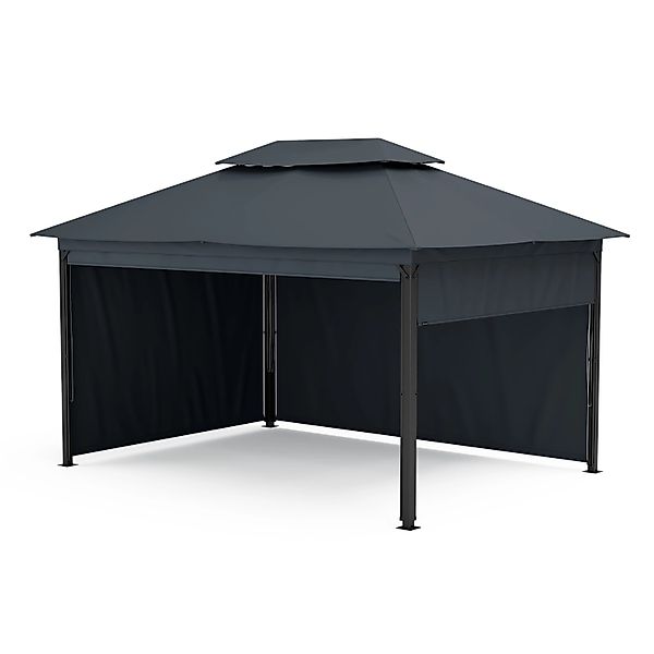 Blumfeldt Grandezza Cortina Gartenpavillon 3x4 m Wetterbeständig Pulverbesc günstig online kaufen