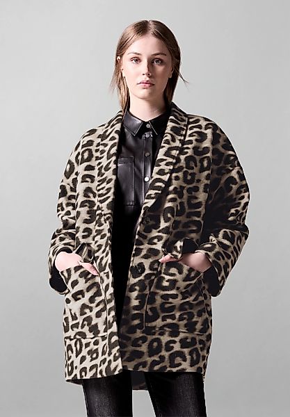 STREET ONE STUDIO Longblazer, mit Leo-Muster günstig online kaufen