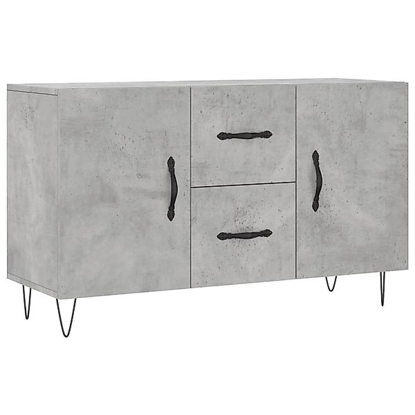 vidaXL Sideboard Betongrau 100x36x60 cm Holzwerkstoff 828168 günstig online kaufen