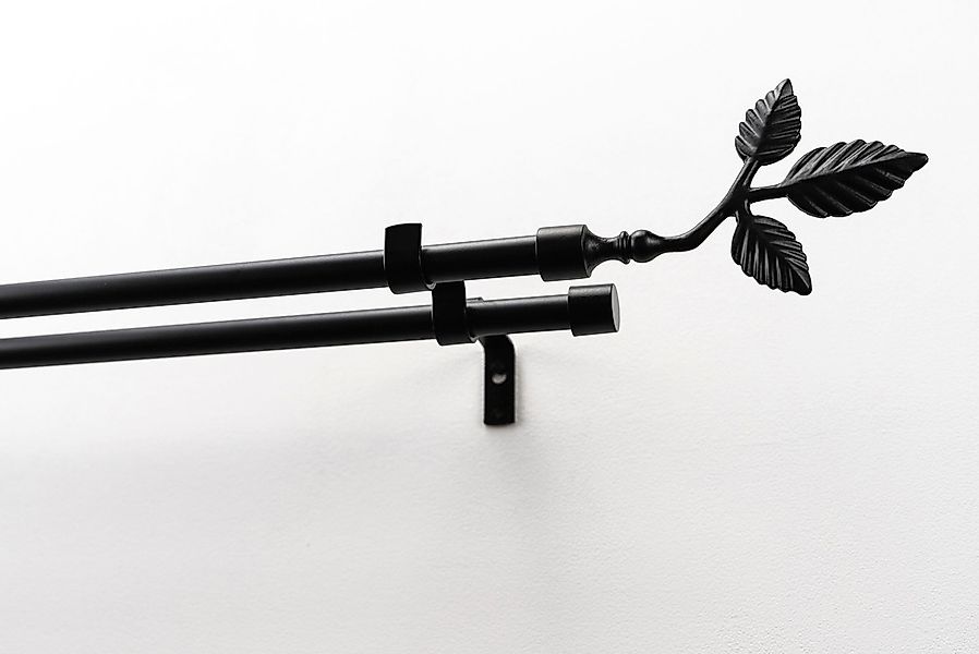 GARESA Gardinenstange "SHEET mit offenem Träger" Ø 16 mm 2 läufig-läufig Wu günstig online kaufen