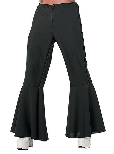 Metamorph Kostüm Disco Schlaghose für Herren schwarz, 70er Jahre Stretchhos günstig online kaufen