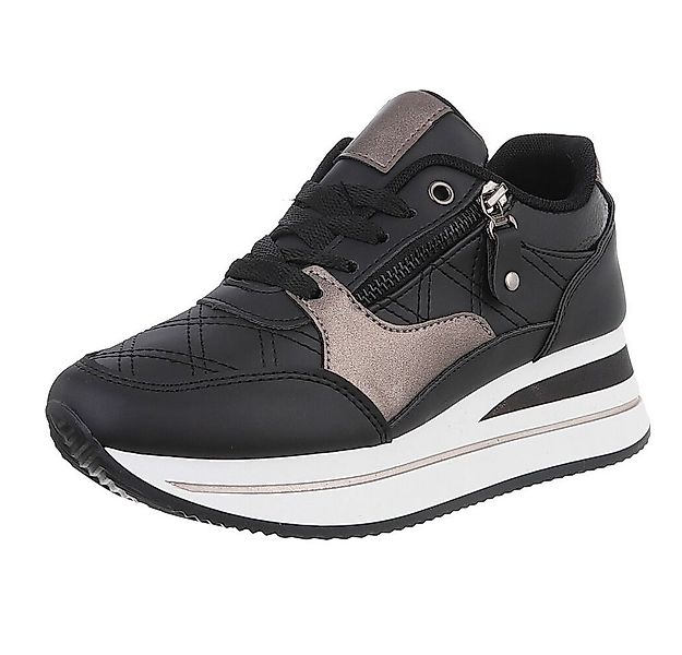 Ital-Design Damen Low-Top Freizeit Sneaker (88671436) Keilabsatz/Wedge Snea günstig online kaufen