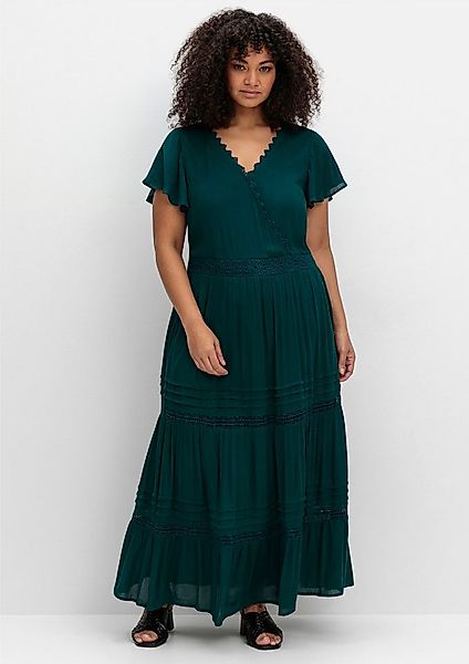 sheego by Joe Browns Etuikleid Maxikleid Kurzarm günstig online kaufen