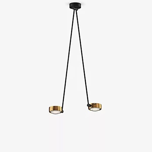 Occhio Sento Soffitto Due 100 Up E Deckenleuchte LED 2-flammig, Kopf bronze günstig online kaufen