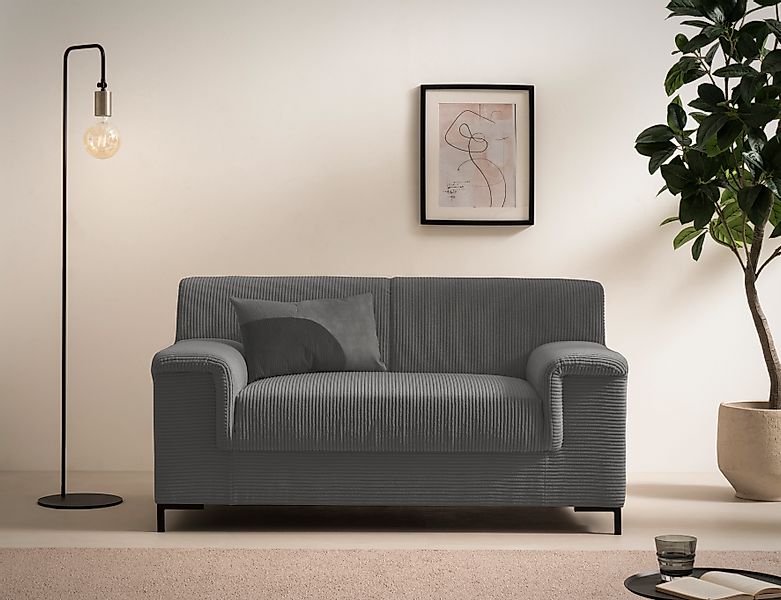 Home affaire 1,5-Sitzer »Jamie 2 B/T/H: 144/81/76 cm, auch in Cord« zeitlos günstig online kaufen