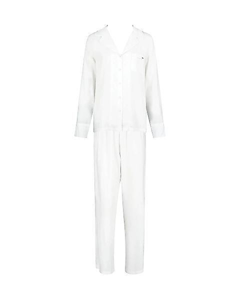 Bluebella Tarcon Eco Viskose Long Pyjama Set Weiß günstig online kaufen