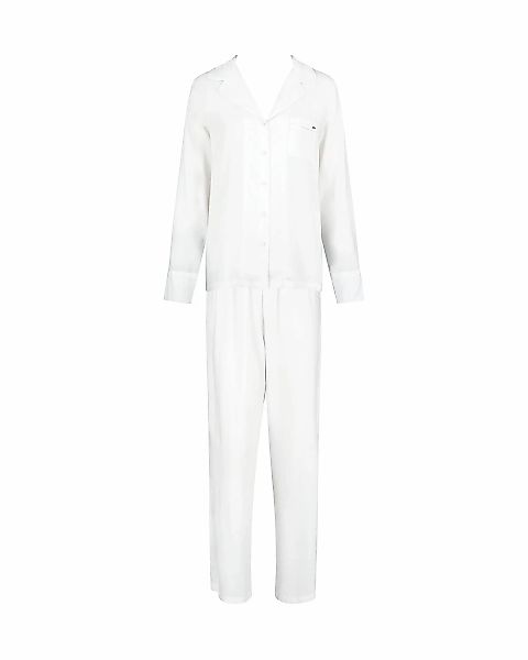 Bluebella Tarcon Eco Viskose Long Pyjama Set Weiß günstig online kaufen