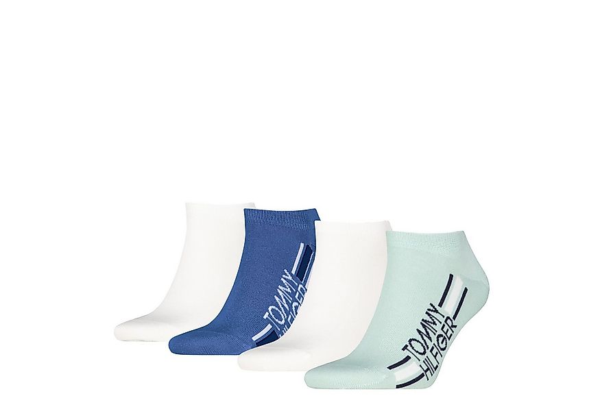 Tommy Hilfiger Sneakersocken TH MEN SNEAKER 4P LOGO STRIPE ECOM (4 Paar) günstig online kaufen