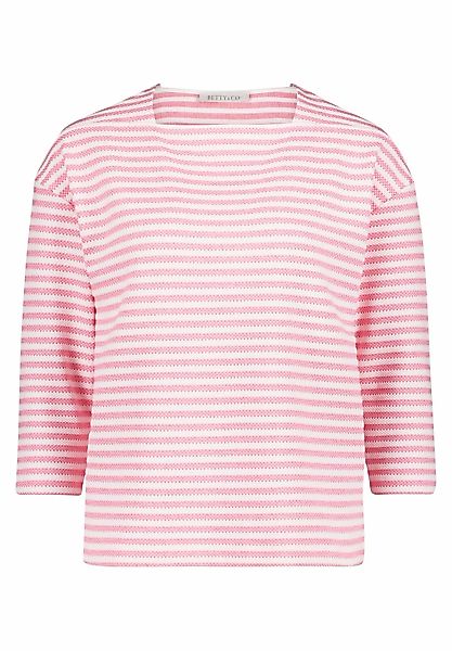 Betty&Co 3/4-Arm-Shirt "Betty & Co Damen Ringelshirt mit U-Boot-Ausschnitt" günstig online kaufen