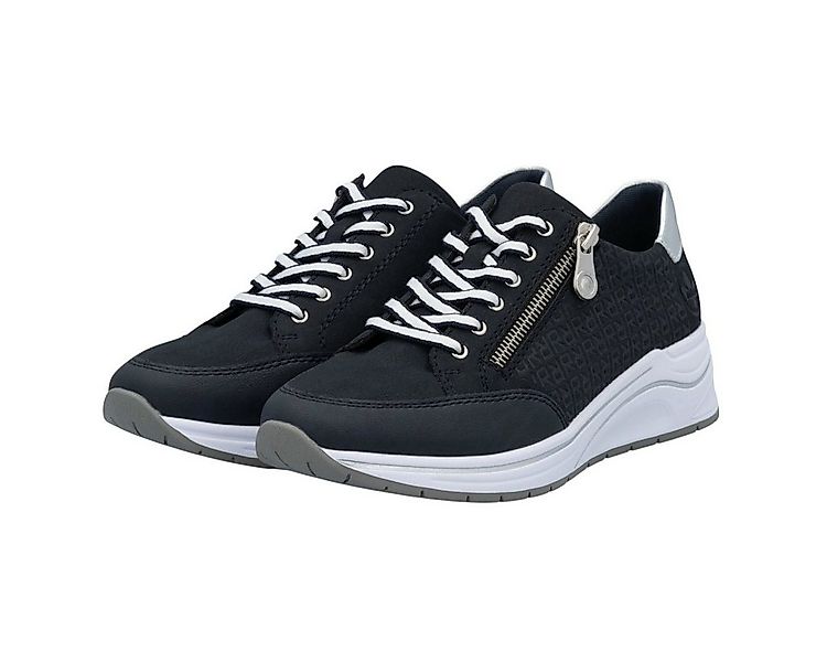 Rieker (Kunstleder) N9516 navyblau/weiss Damen Sneaker günstig online kaufen