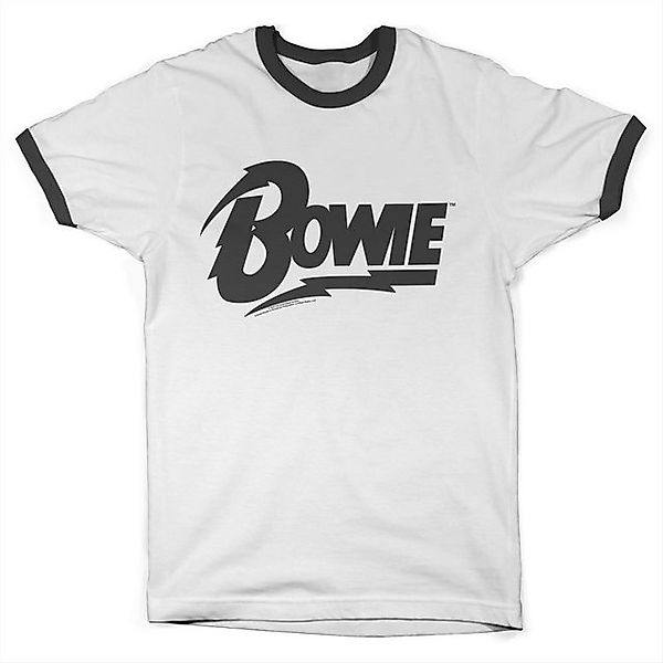 David Bowie T-Shirt Logo Ringer Tee günstig online kaufen