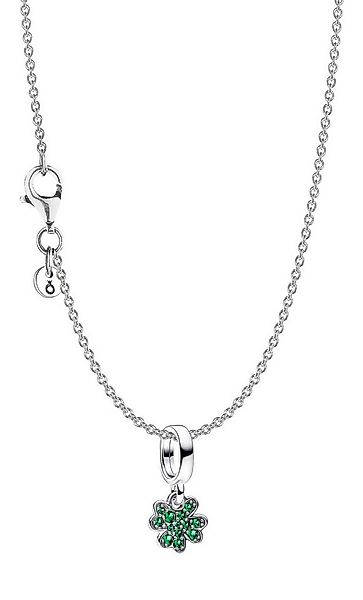 Pandora Kette mit Anhänger Damen-Vierblättriges Kleeblatt Silber Set günstig online kaufen
