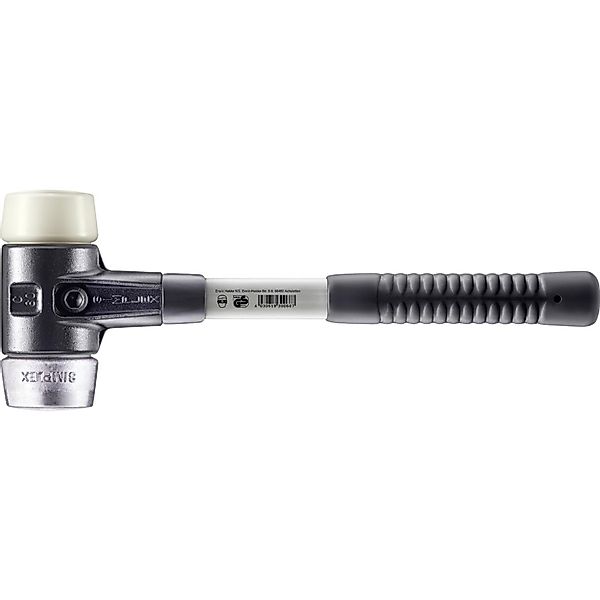 Halder Simplex Schonhammer Ø 60 mm Nylon   Weichmetall mit Verstärktem Temp günstig online kaufen